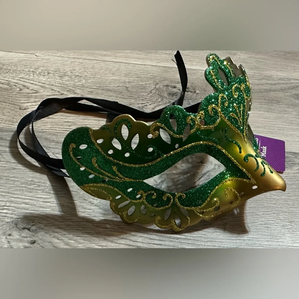 Mardi Gras Costume Mask-Adult Size. Wear It Or Decorate With It.